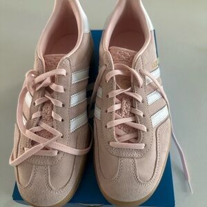 Adidas gazelle worn once.  Too big for my feet